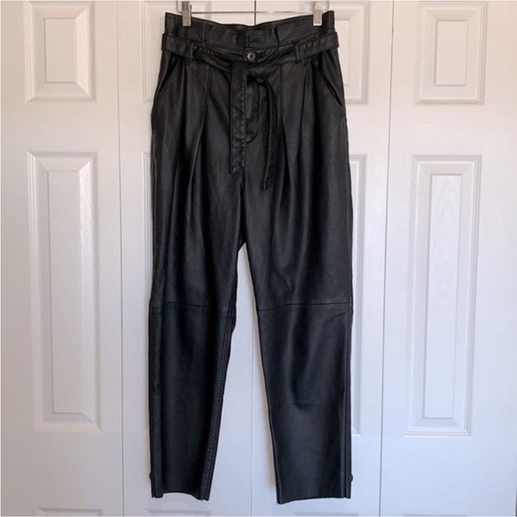 Free People Nightfall Vegan Leather Pant - Picture 2 of 9